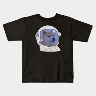 Astro-Doge(coin) to the Moon Kids T-Shirt